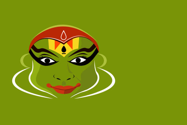 Illustration Of A Kathakali Face Stock Illustration - Download Image Now - Kathakali Dancing, Abstract, Art - iStock Illustration Of A Kathakali Face Stock Illustration - Download Image Now - Kathakali Dancing, Abstract, Art - iStock