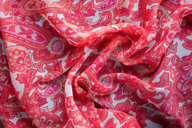 textura de tela sintética color rosa - rayon fotografías e imágenes de stock