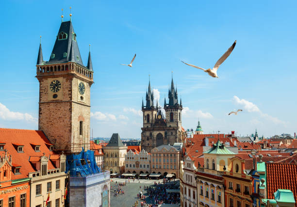 istock Chimes and Tynsky cathedral 1097809984