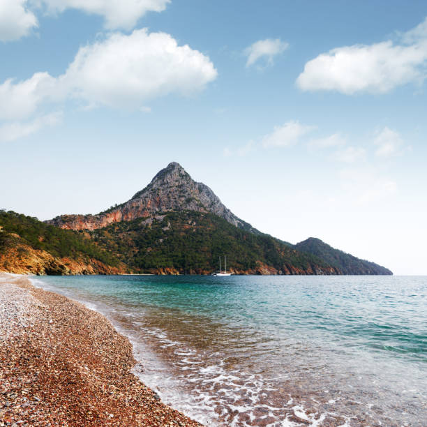 Amazing Mediterranean seascape in Adrasan, Turkey. Landscape photography