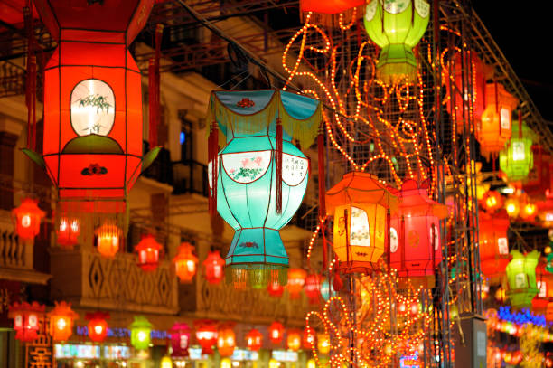 istock Beautiful colorful lanterns for celebrating Chinese New Year 1097822848