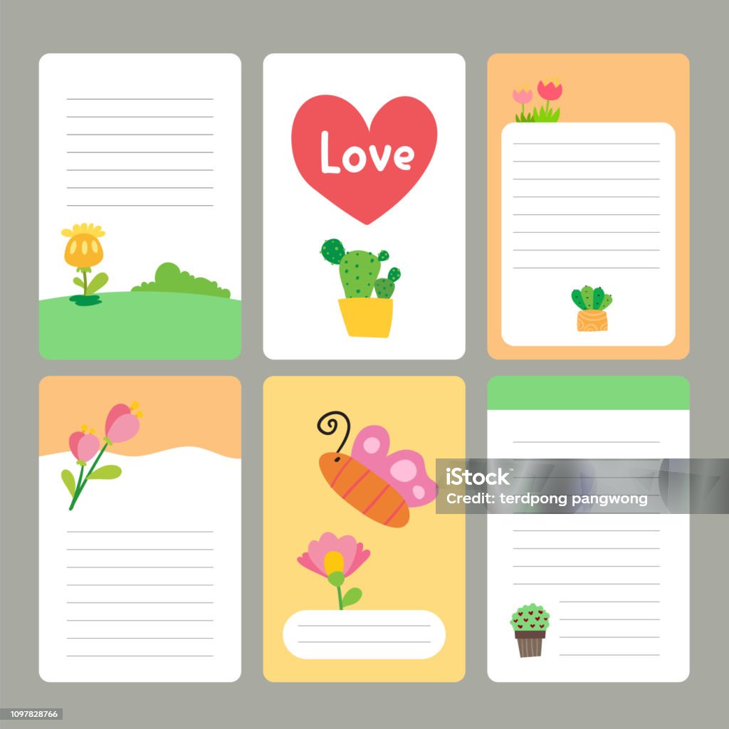 Printable Collection Printable Collection Vector Design Stock Illustration - Download Image ...