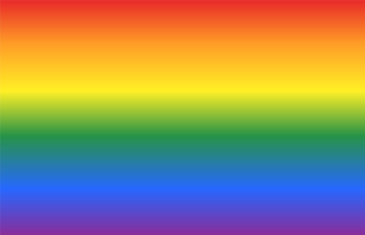 Background with gay flag colors pattern in horizontal view. Abstract vector or illustration with rainbow colors.
