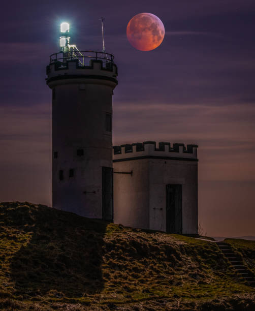 istock Blood Wolf Moon Over Elie Ness Lighthouse 1097829060