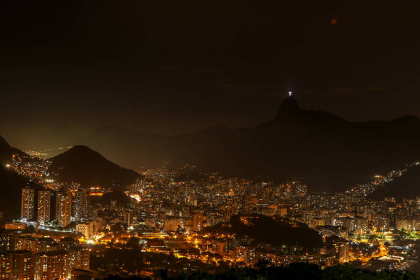 istock Rio de janeiro cityscape at night 1097834318