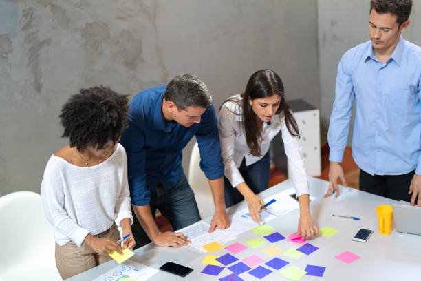 istock Multi ethnic people during business meeting 1097834630