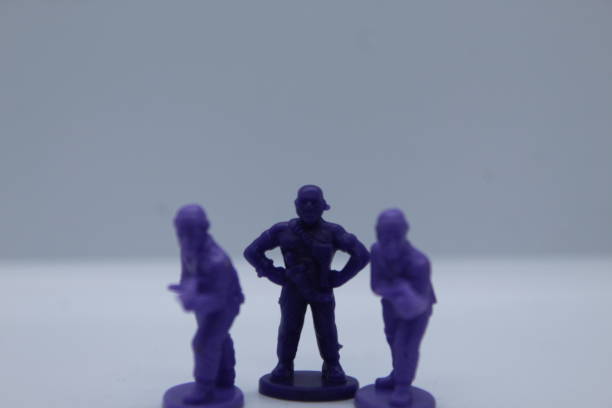 istock Purple Toy Soldiers 1097839736