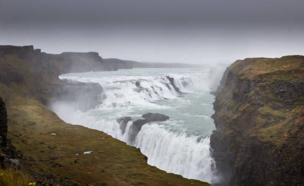istock Great Gullfoss waterfalls of Iceland 1097847232