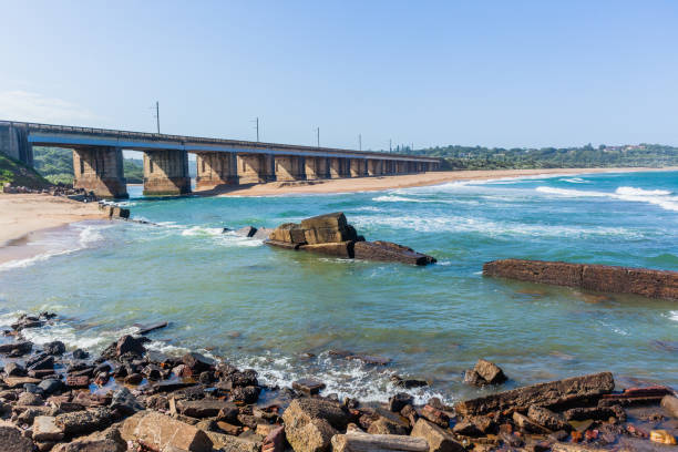 istock Long Bridge River Ocean Coastline Landscape 1097850852