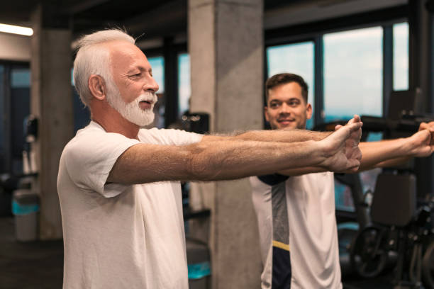 istock Now stretch your arms like this 1097852120