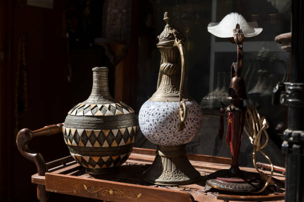 istock Antique vase, ewer and lamp 1097854000
