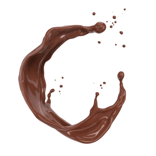 istock dark chocolate splash or cocoa cream. 1097855476