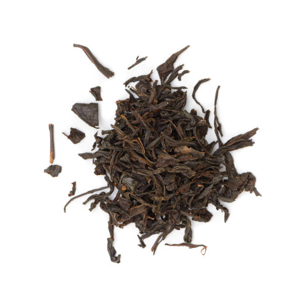 istock bunch of fragrant dried black tea leaves on a white background 1097859822