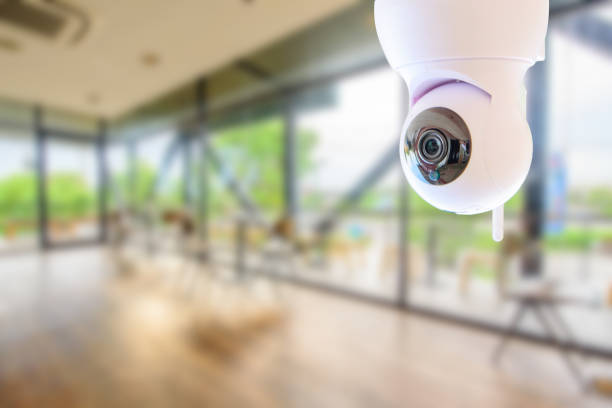 istock IP camera in the coffee shop  / IP camera 1097860016
