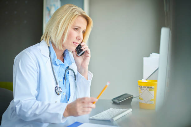 istock gp telephone consultation 1097865518
