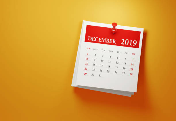 istock Post It December 2019 Calendar On Yellow Background 1097872318