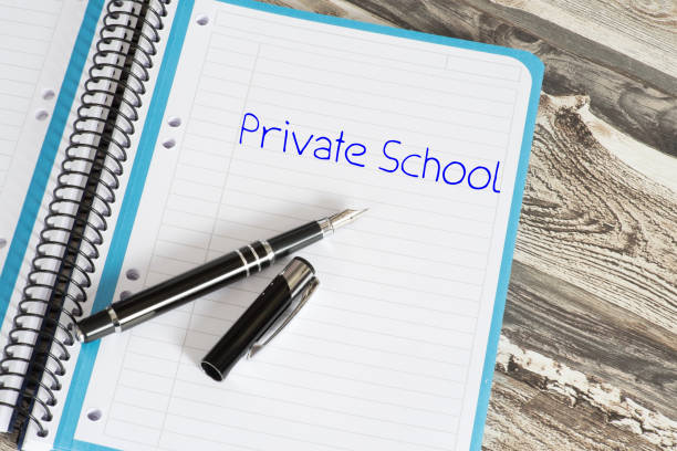 istock A fountain pen, booklet and the private school 1097881094
