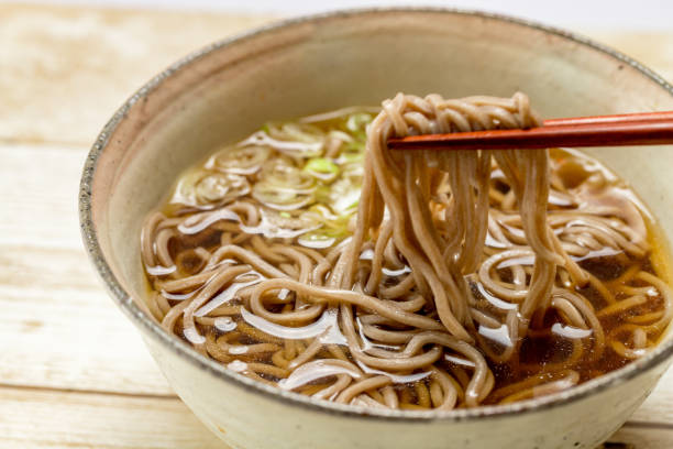 Buckwheat noodles Soba buckwheat photos stock pictures, royalty-free photos & images