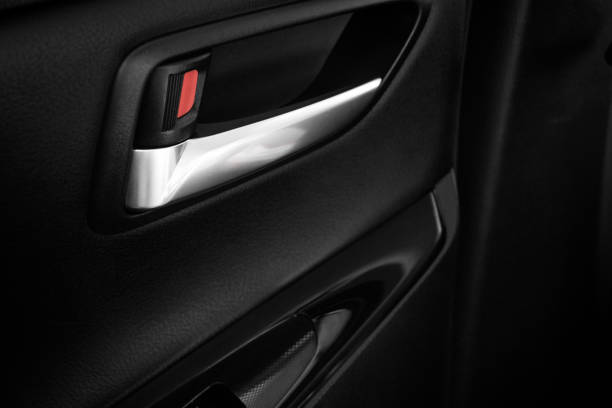 istock Door handle inside the car,Interior doors of car 1097885770