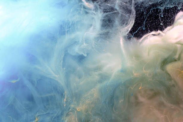 istock Acrylic colors in water. Ink blot. Abstract background. 1097886978