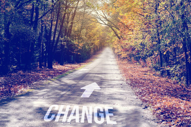 istock A road and an arrow pointing towards change 1097892662