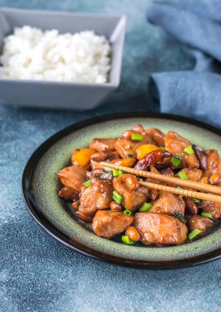 istock Portion of Kung Pao chicken 1097897534