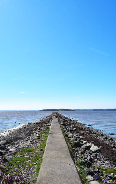 istock Stone pier in the sea in Sweden 1097898574