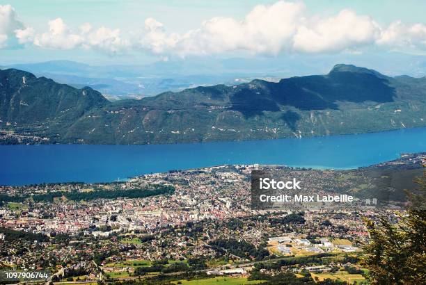 Aixlesbains In The French Alps Stock Photo - Download Image Now - Aix-Les Bains, City, France