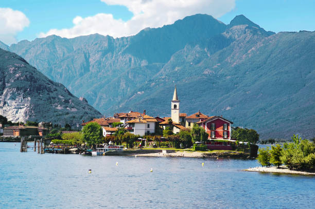 Facing the mountains of Piedmont, the most beautiful of the Borromean Islands, has about fifty permanent residents.