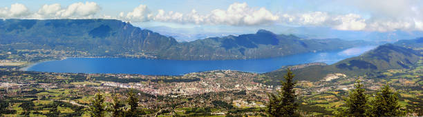 Lake Bourget in the French Alps.
