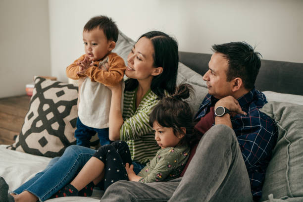istock Cosy family evening 1097909728