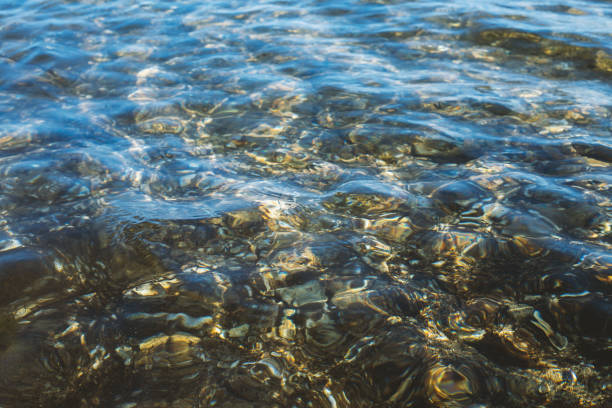 istock Sandy seabed through transparent sea water 1097922084