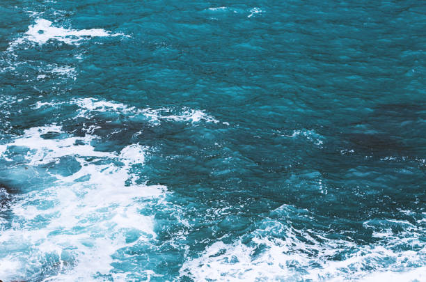 istock Sea water splash with foamy wave. Water surface texture. Tropical islands ferry travel 1097922714
