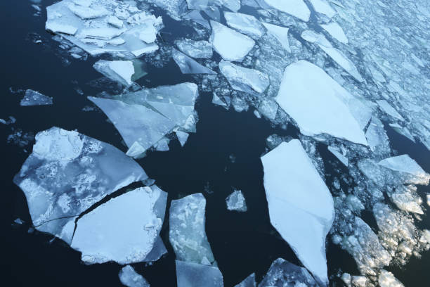 istock Floes on the Moscow river at the spring time 1097924202
