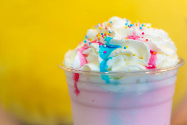 cold lollipop  milkshake drink