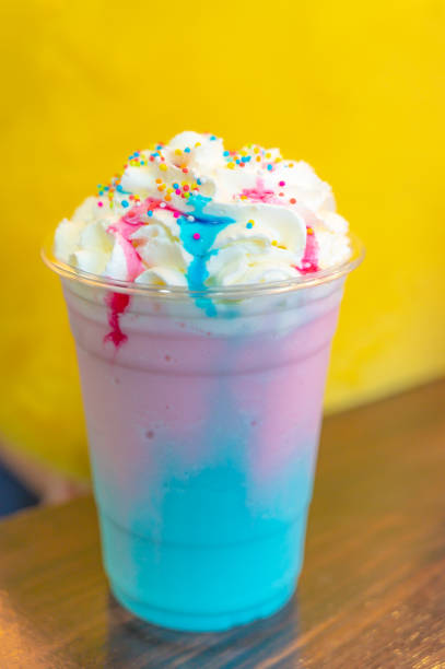 cold lollipop  milkshake drink
