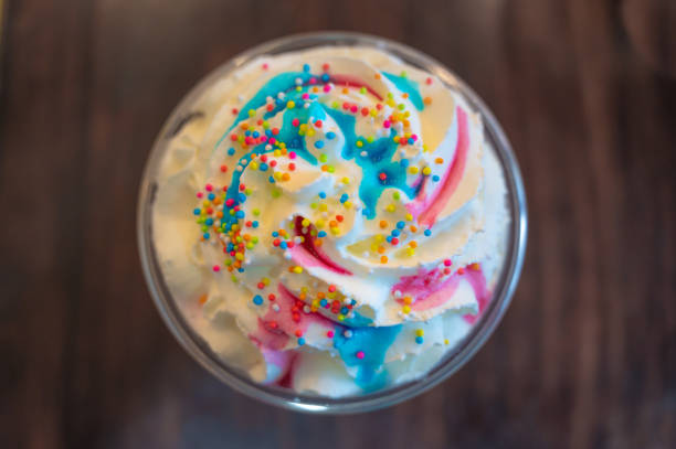 cold lollipop  milkshake drink