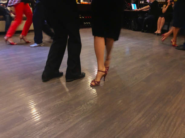 istock Tango dancing couple, legs in motion, snapshot in close 1097932484