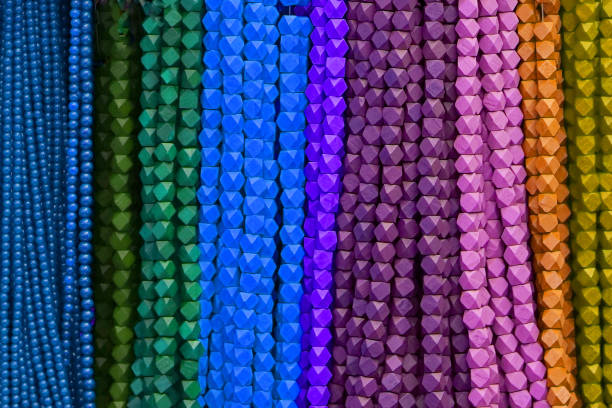 istock Colorful beads necklaces. 1097954900