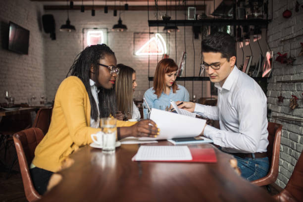 istock Business meeting in cafe 1097963772