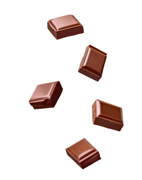 istock chocolate piece sweet food dessert falling 1097971650