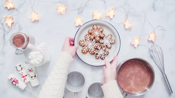 istock American hot chocolate with marshmallow toppings. 1097981726