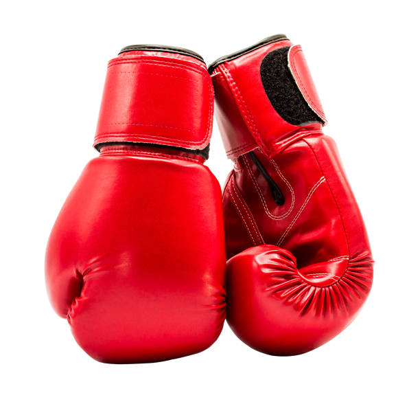 istock Boxing glove isolated on white background with clipping path 1097985398