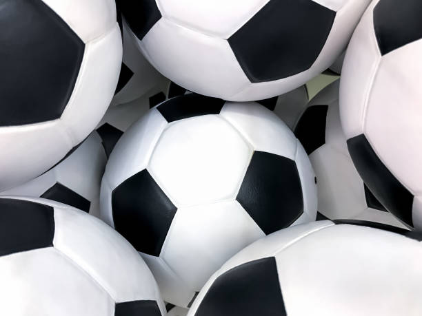 istock Soccer Ball Background,isolated on white background 1097985662