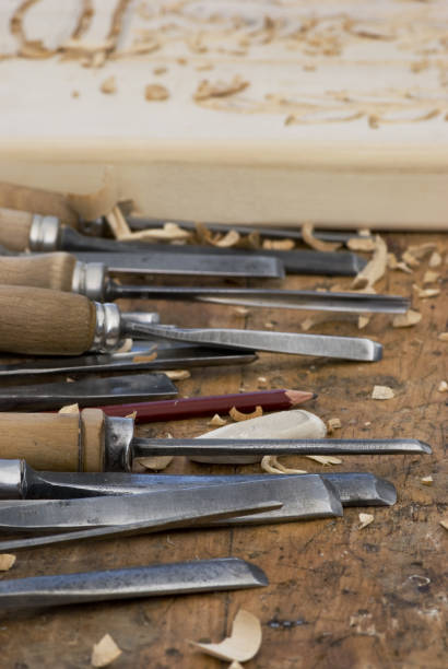 istock metal tools for carving wood 1097992796