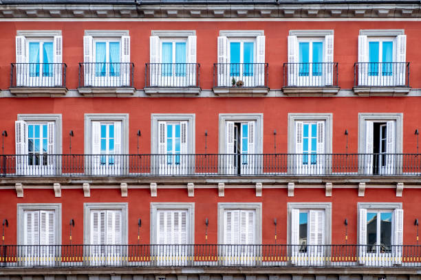 istock Classical facades of downtown of Madrid 1097995062