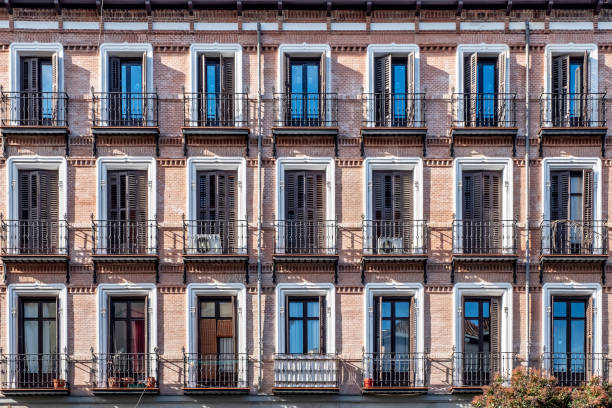 istock Classical facades of downtown of Madrid 1097995134
