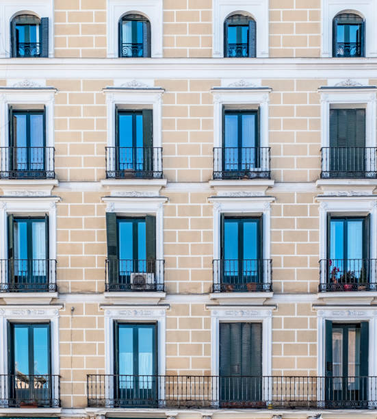 istock Classical facades of downtown of Madrid 1097995290