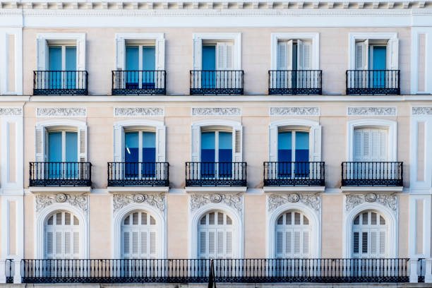 istock Classical facades of downtown of Madrid 1097995550