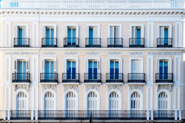 istock Classical facades of downtown of Madrid 1097995626